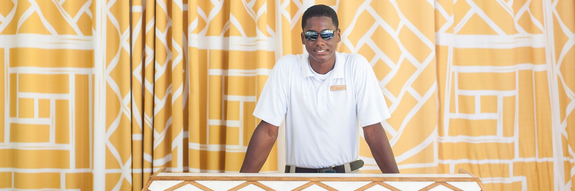 Front desk man