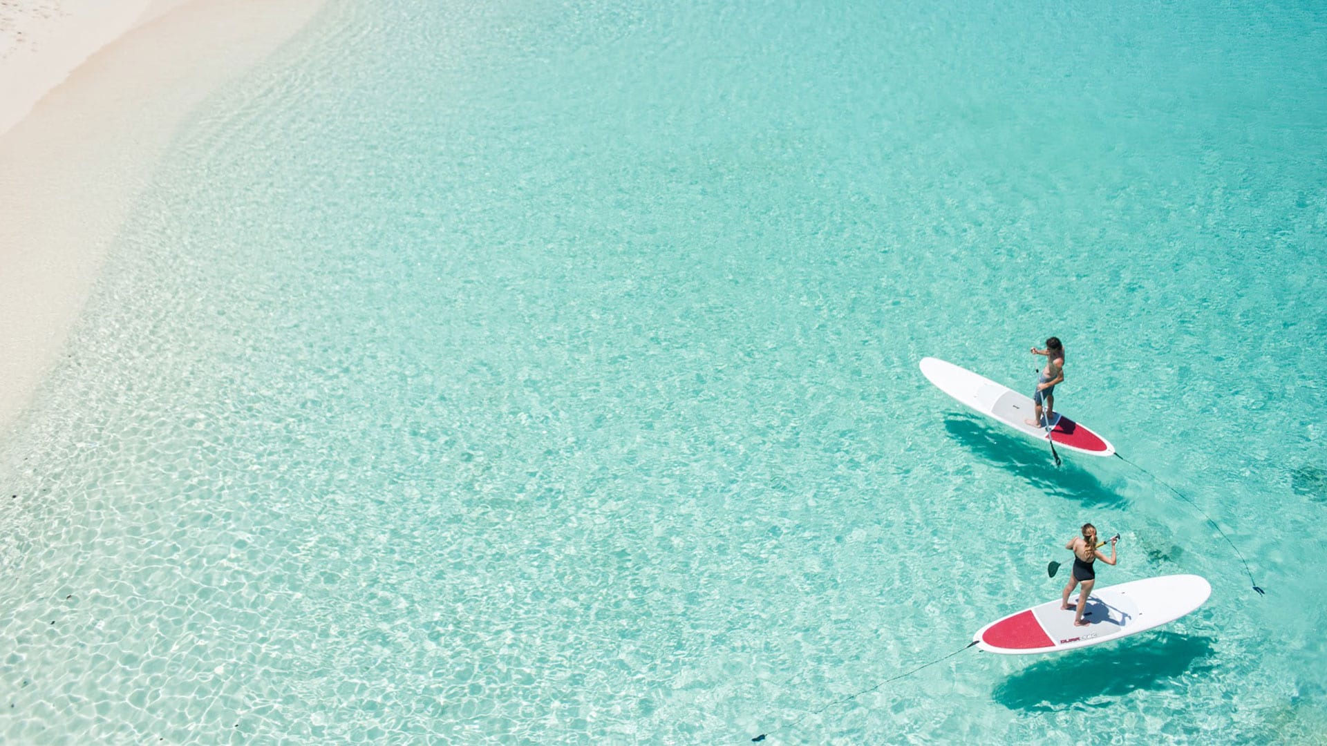 paddleboarding